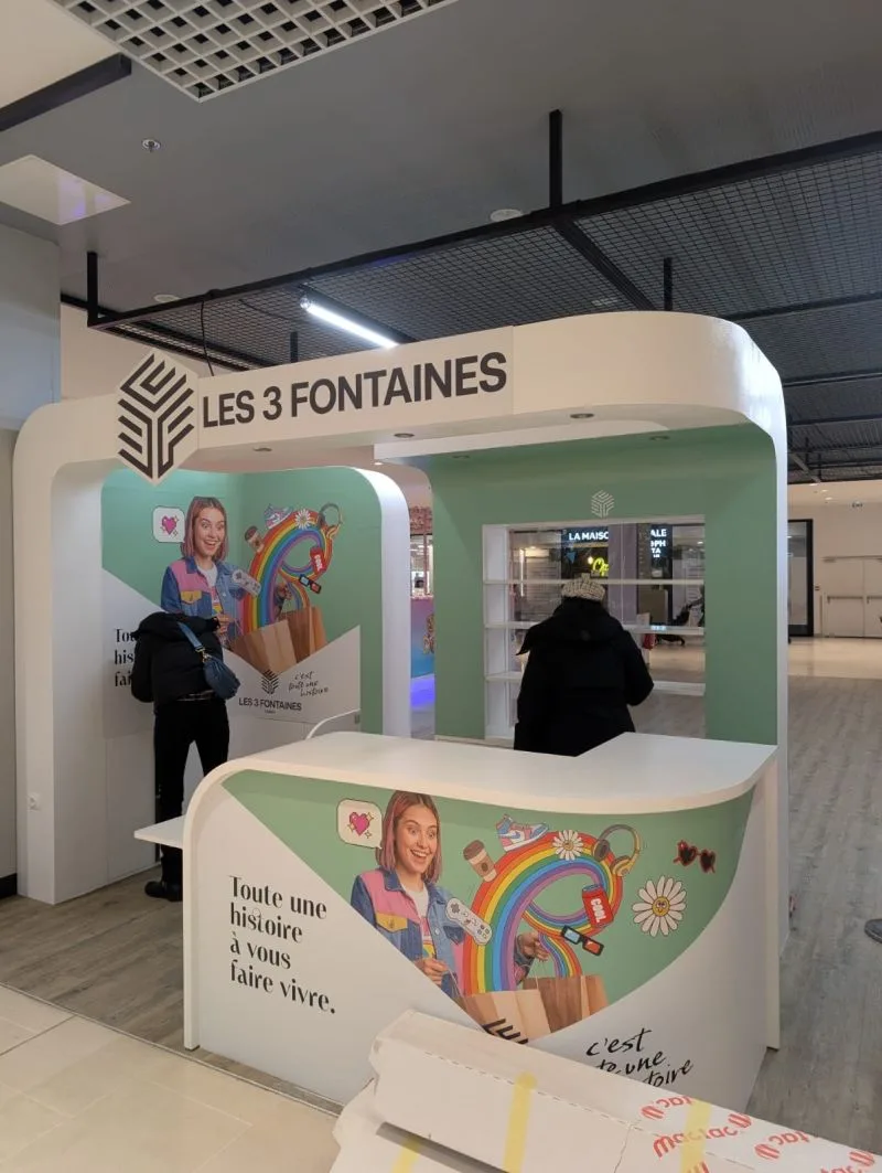 Stand traditionnel — Les 3 Fontaines Cergy